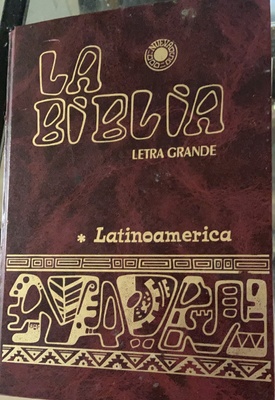 A bible that my mother brought.