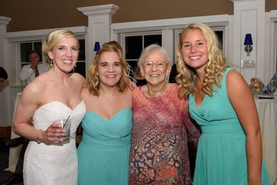 My gramma and her three granddaughters