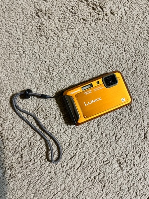 Orange digital camera