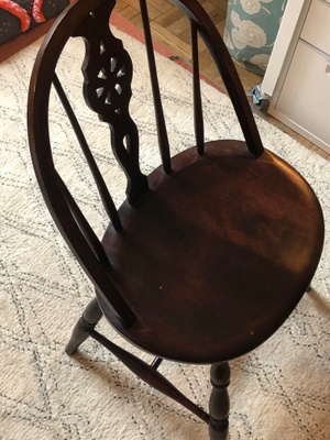 Front of chair