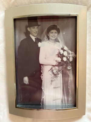 My great grandparents wedding photo