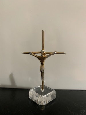 Small crucifix statue