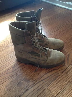 My boots from when i served in the Marine Corps