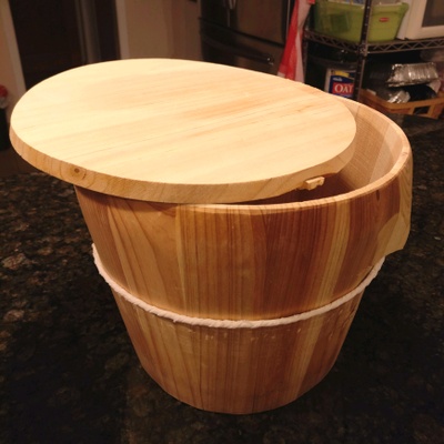 This bamboo rice steamer shows how my parents and grandparents have brought over their culinary practices with them as they immigrated to the US.