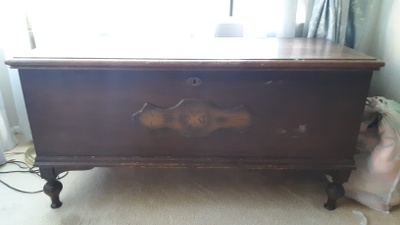 110 years later, the hope chest is in my living room
