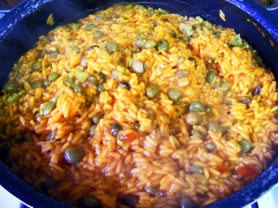 arroz con gandules 