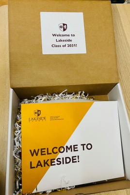 Lakeside Box with Letter