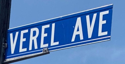 Verel Ave Sign