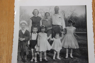 My grandfather is in the back of this family photo