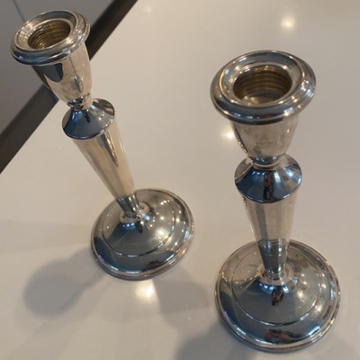 Shabbat candle stick holders